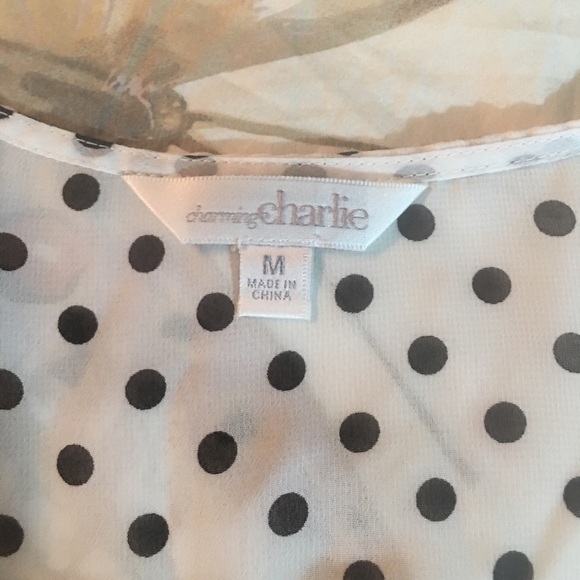 Light and Classy Polka Dot Top - Picture 4 of 5